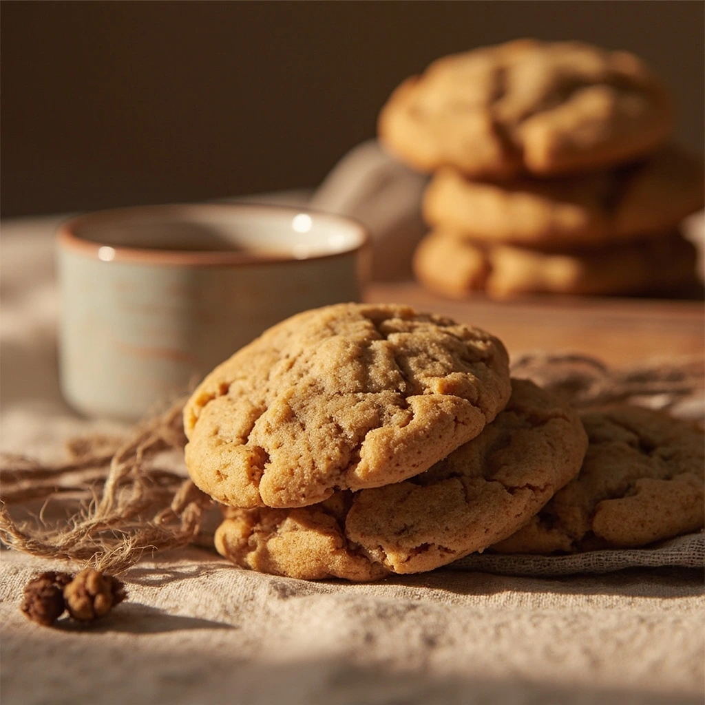 Brown butter snickerdoodle on a wooden board